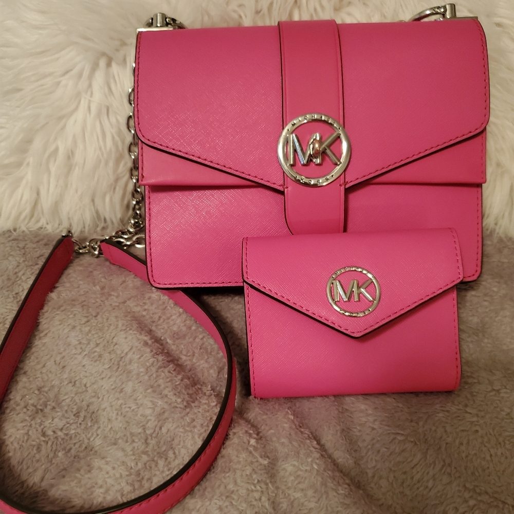 Michael Kors crossbody and wallet